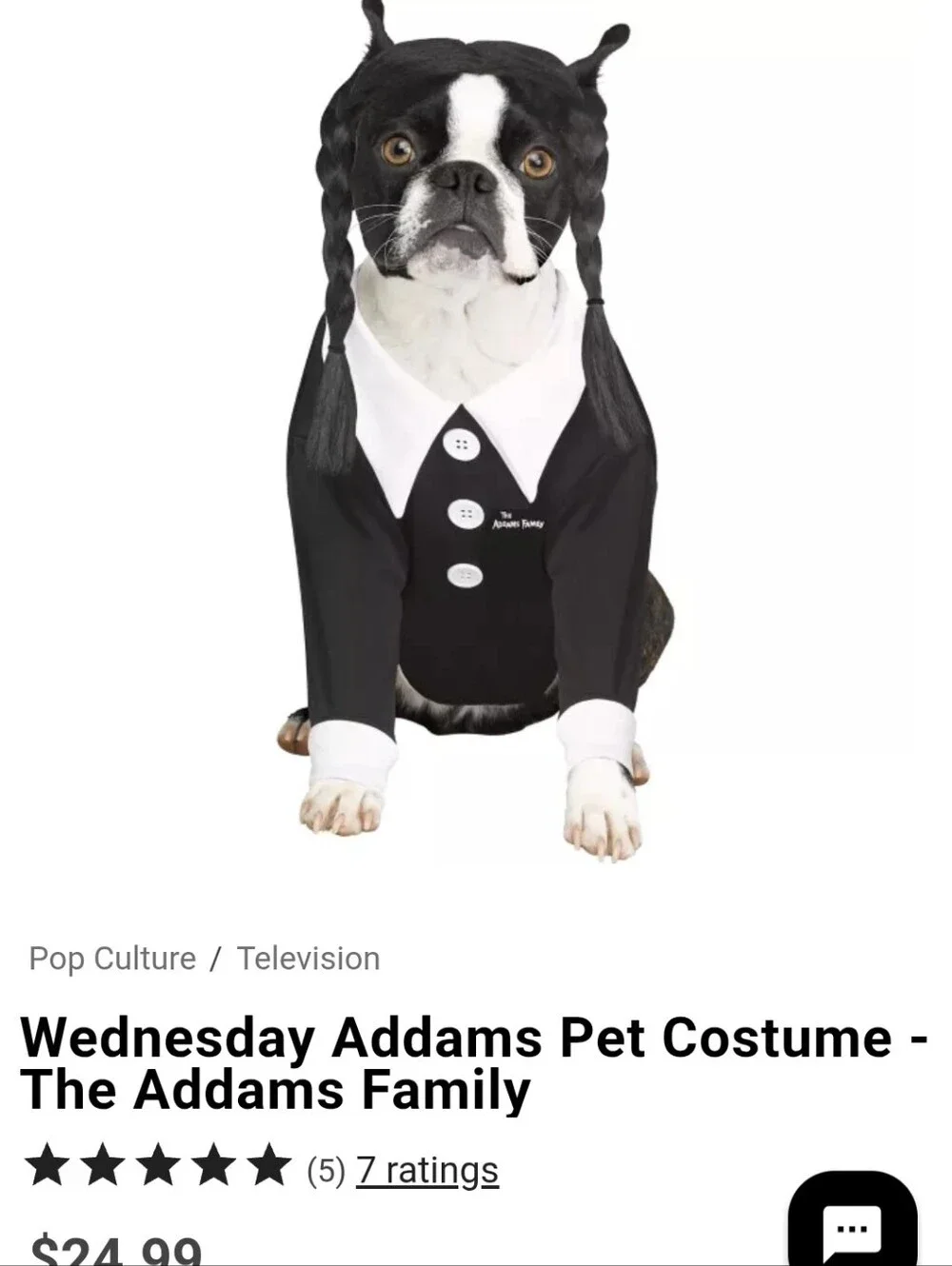 Lot Of Halloween Costumes For Small Dog (Includes Wednesday Addams)